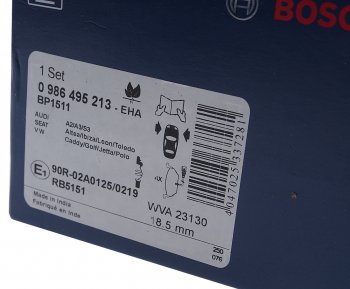 2 299 р. Колодки тормозные передние (4шт.) BOSCH Audi A3 8L1 хэтчбэк 3 дв. дорестайлинг (1996-2000)  с доставкой в г. Пермь. Увеличить фотографию 3