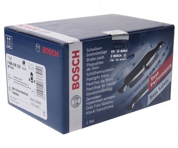 1 279 р. Колодки тормозные задние (4шт.) BOSCH Audi A6 C5 дорестайлинг, седан (1997-2001)  с доставкой в г. Пермь. Увеличить фотографию 2