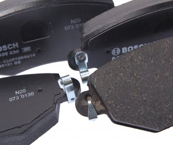 2 999 р. Колодки тормозные передние (4шт.) BOSCH Ford Mondeo Mk3,B4Y дорестайлинг, седан (2000-2003)  с доставкой в г. Пермь. Увеличить фотографию 2