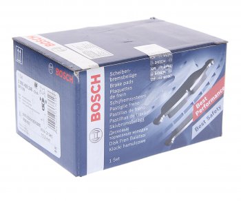 1 559 р. Колодки тормозные передние (4шт.) BOSCH Volkswagen Golf 5 хэтчбэк (2003-2009)  с доставкой в г. Пермь. Увеличить фотографию 3