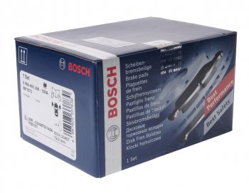 1 449 р. Колодки тормозные передние (4шт.) BOSCH CITROEN C2 (2003-2009)  с доставкой в г. Пермь. Увеличить фотографию 2