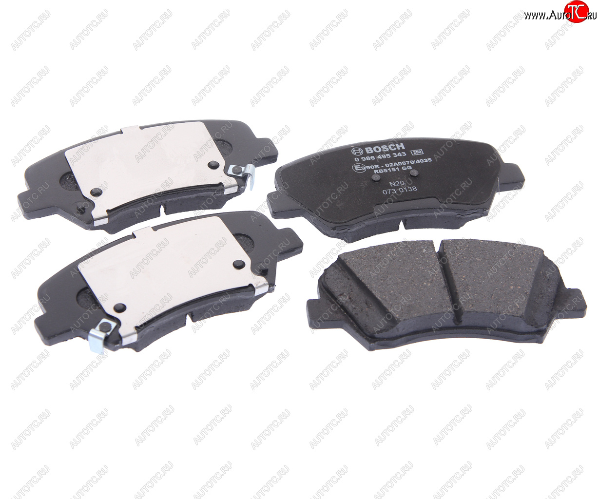 2 659 р. Колодки тормозные (4шт.) R15 BOSCH Hyundai Elantra CN7 рестайлинг (2023-2025)  с доставкой в г. Пермь