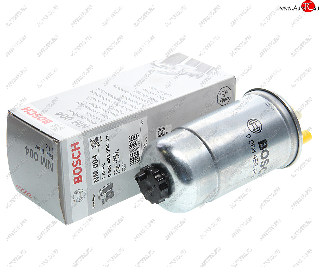 2 099 р. Фильтр топливный RENAULT Duster (10-) BOSCH BOSCH 09864b2004  с доставкой в г. Пермь