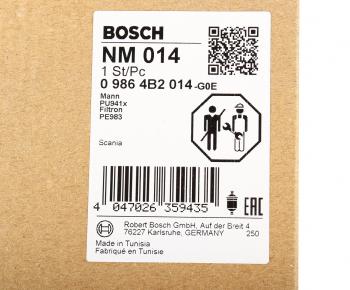 899 р. Фильтр топливный SCANIA 164 дв.DC16.01020305 BOSCH BOSCH 09864b2014  с доставкой в г. Пермь. Увеличить фотографию 5