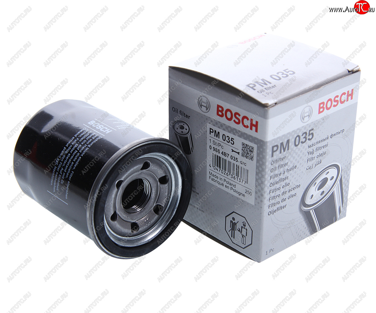 399 р. Фильтр масляный HONDA Accord (03-),CR-V (02-) (2.02.4) BOSCH BOSCH 09864b7035  с доставкой в г. Пермь