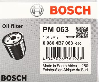 399 р. Фильтр масляный MITSUBISHI Lancer 10 (09-) (1.8) BOSCH BOSCH 09864b7063 BOSCH 09864b7063  с доставкой в г. Пермь. Увеличить фотографию 4