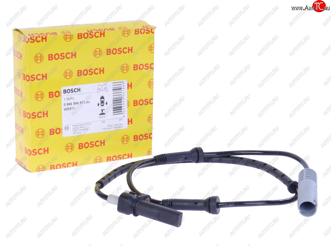 5 699 р. Датчик АБС BMW E39 колеса заднего BOSCH BOSCH 0986594511  с доставкой в г. Пермь