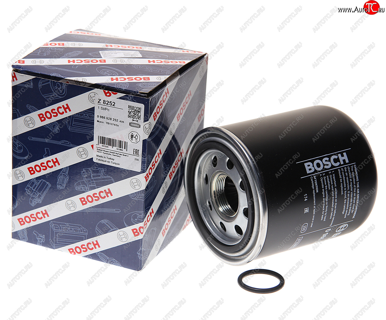 3 099 р. Фильтр осушителя SCANIA 4 series,P,G,R,T RENAULT Midlum (M41мм,G1 14) BOSCH BOSCH 0986628252  с доставкой в г. Пермь