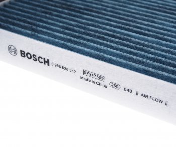 2 189 р. Фильтр воздушный салона VW Touareg,T5 AUDI Q7 PORSCHE Cayenne угольный BOSCH BOSCH 0986628517  с доставкой в г. Пермь. Увеличить фотографию 2