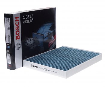 2 189 р. Фильтр воздушный салона VW Touareg,T5 AUDI Q7 PORSCHE Cayenne угольный BOSCH BOSCH 0986628517  с доставкой в г. Пермь. Увеличить фотографию 1