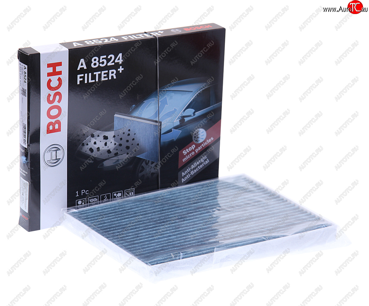 1 369 р. Фильтр воздушный салона NISSAN Qashqai (J10E),X-Trail (T31) угольный BOSCH BOSCH 0986628524  с доставкой в г. Пермь