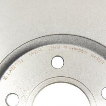 6 799 р. Диск тормозной FORD Focus 2,3,C-Maх,Kuga VOLVO C30,S40 (300х25) передний (1шт.) BREMBO BREMBO 09.9468.11  с доставкой в г. Пермь. Увеличить фотографию 3
