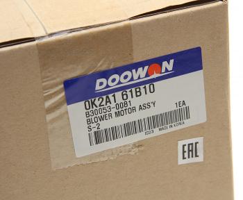 2 999 р. Мотор отопителя KIA Spectra (00-) DOOWON DOOWON 0k2a1-61b10  с доставкой в г. Пермь. Увеличить фотографию 3