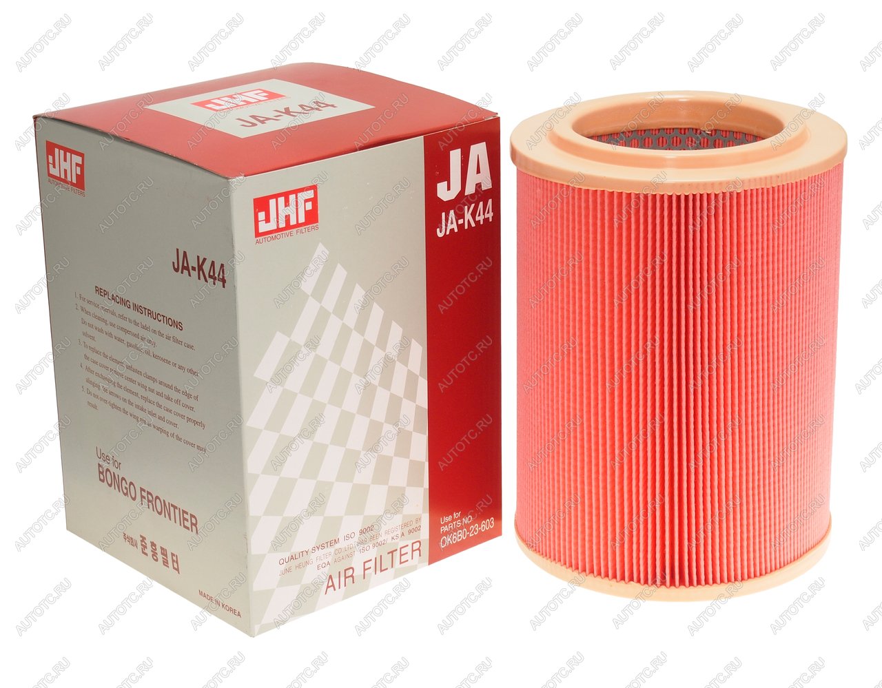 829 р. Фильтр воздушный KIA Bongo 3 (06-) (2.73.0) (JA-K44) JHF JHF 0k6b0-23603  с доставкой в г. Пермь
