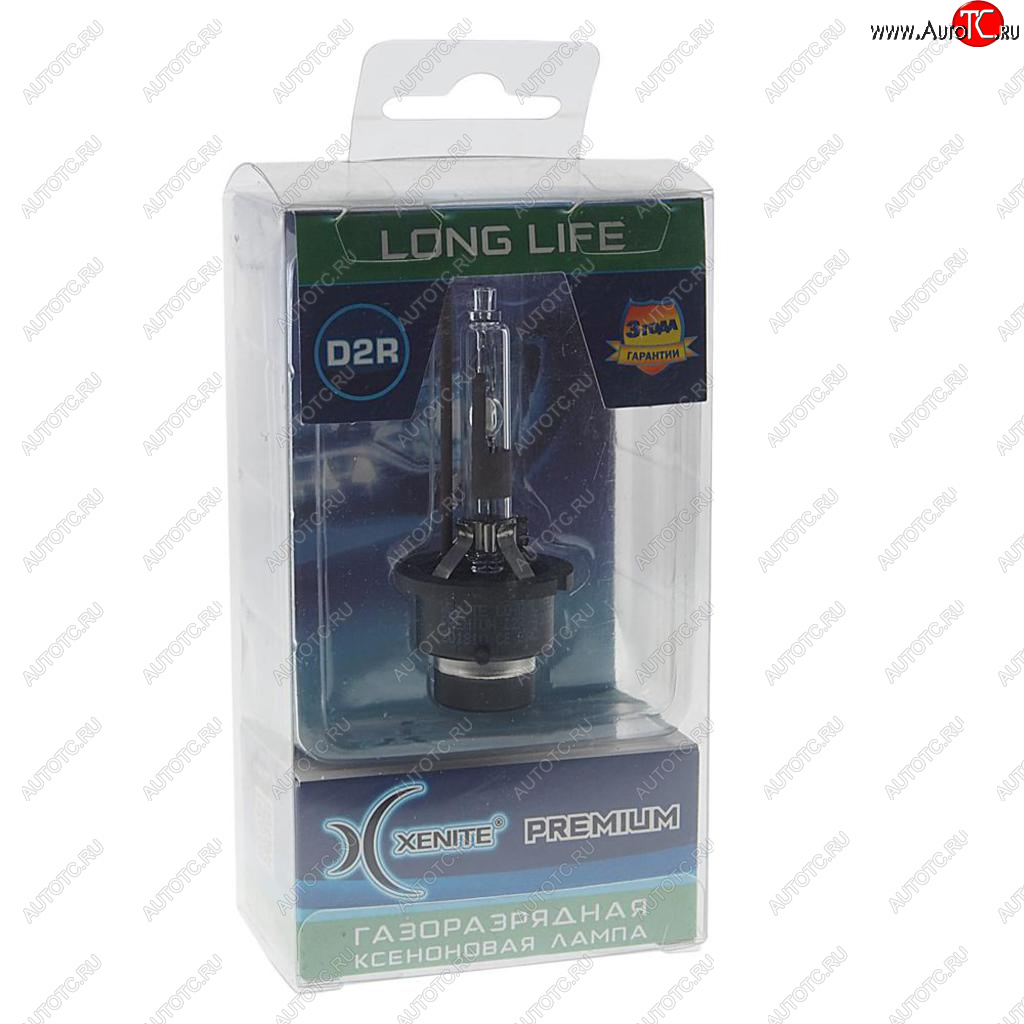 1 329 р. Лампа ксеноновая D2R P32d-3 4300K бокс (1шт.) LLong Life Premium XENITE XENITE 1002034  с доставкой в г. Пермь