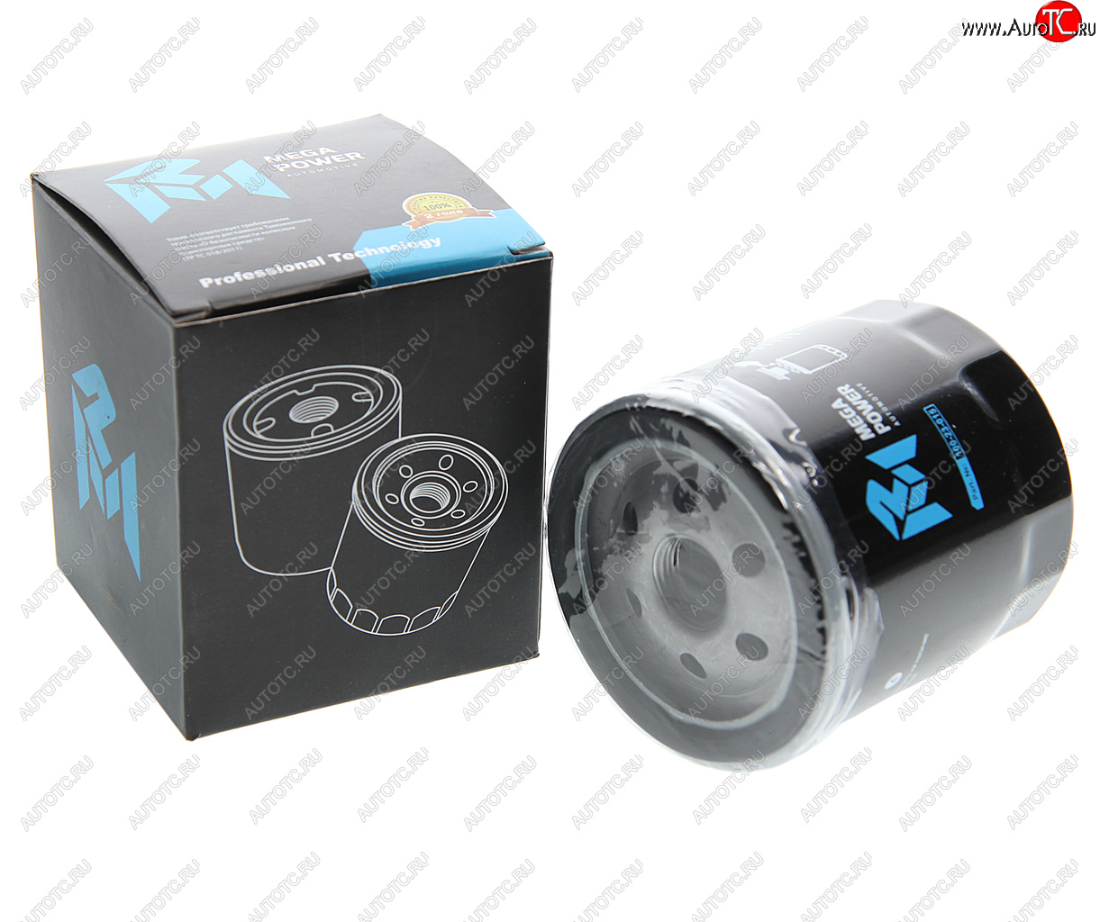 266 р. Фильтр масляный FORD Focus,C-Max,Mondeo (1.82.0) MAZDA 3,5,6 VOLVO MEGAPOWER MEGAPOWER 100-23-015  с доставкой в г. Пермь