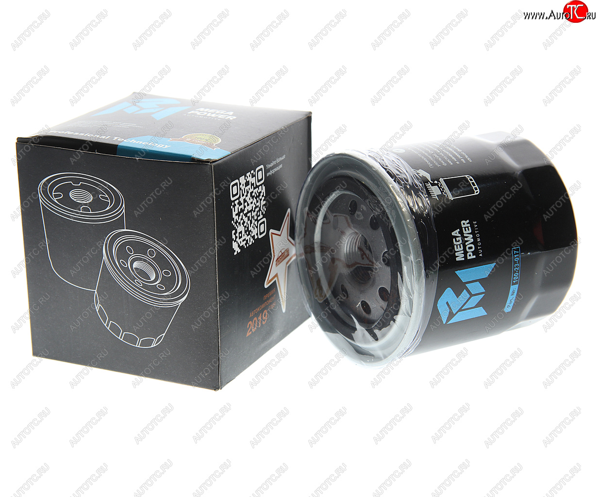 191 р. Фильтр масляный FORD Mondeo 1,2,3 (94-04-) MAZDA MPV 2 (99-02),Tribute (00-) MEGAPOWER MEGAPOWER 100-23-017  с доставкой в г. Пермь