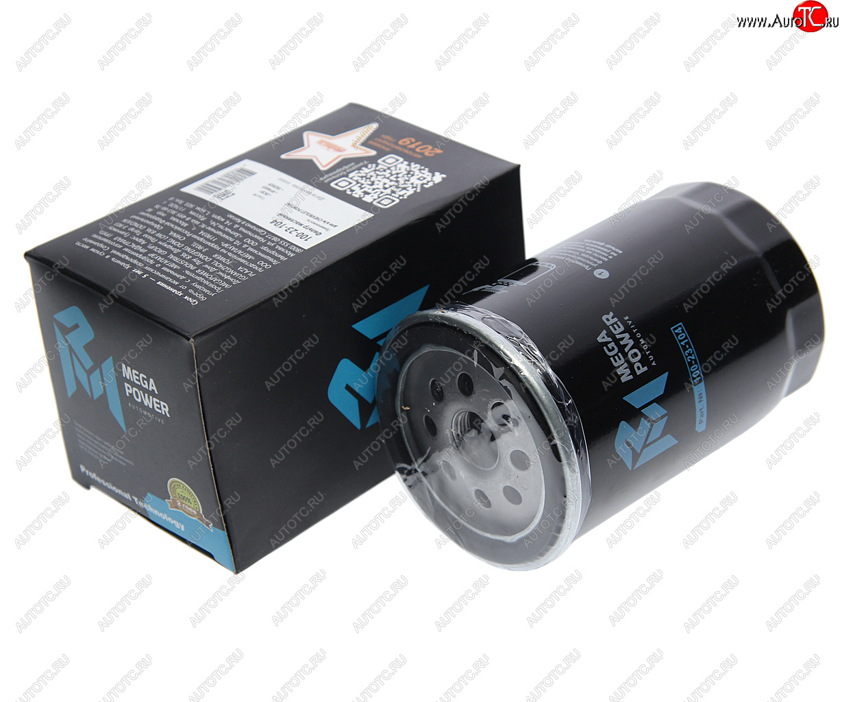 171 р. Фильтр масляный CHEVROLET PONTIAC MEGAPOWER MEGAPOWER 100-23-104  с доставкой в г. Пермь