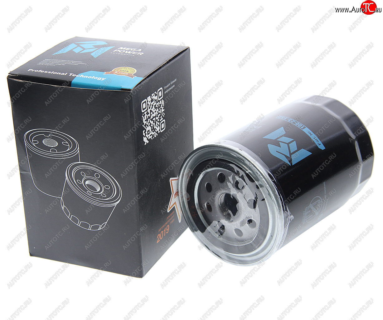 225 р. Фильтр масляный VW AUDI (1.9 TDI) MEGAPOWER MEGAPOWER 100-23-152  с доставкой в г. Пермь