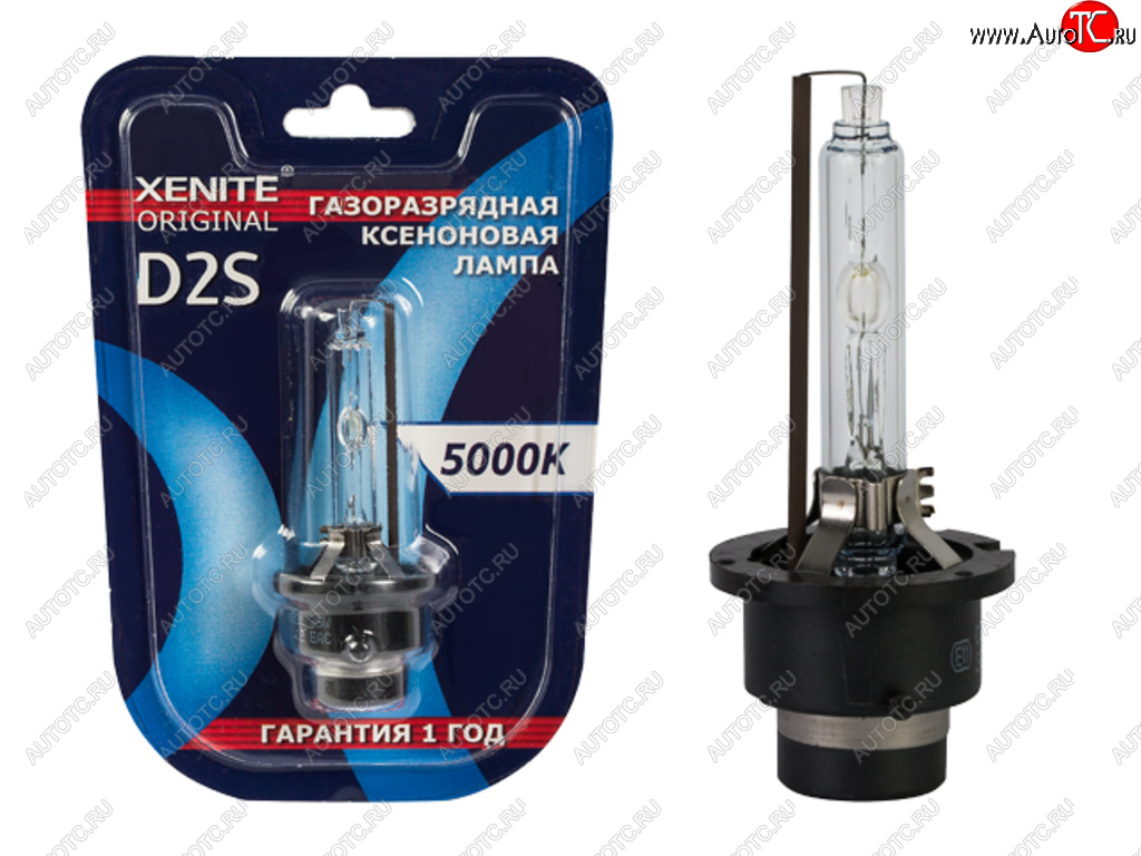 759 р. Лампа ксеноновая D2S 5000K блистер (1шт.) XENITE XENITE 1004118  с доставкой в г. Пермь