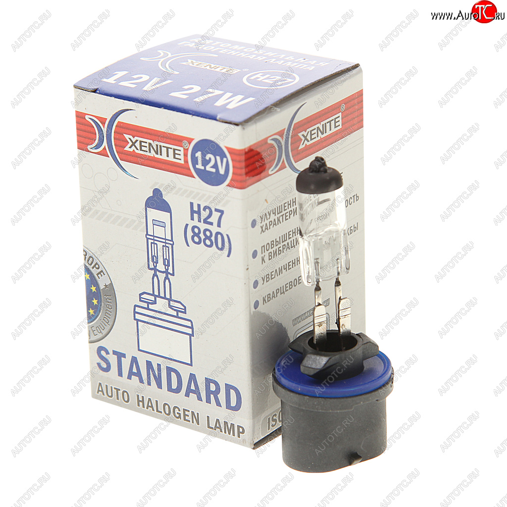 162 р. Лампа 12V H27(880) 27W PG13 3200К Standard XENITE XENITE 1007006  с доставкой в г. Пермь