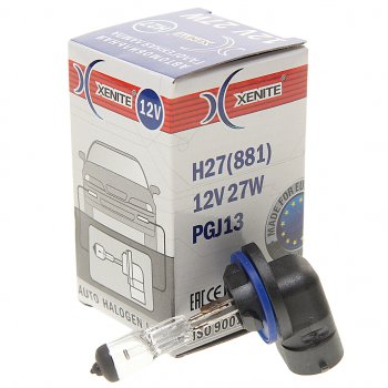 162 р. Лампа 12V H27(881) 27W PGJ13 3200К Standard XENITE XENITE 1007007  с доставкой в г. Пермь. Увеличить фотографию 2