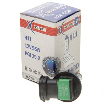 223 р. Лампа 12V H11 55W PGJ19-2 3200К Standard XENITE XENITE 1007011  с доставкой в г. Пермь. Увеличить фотографию 2