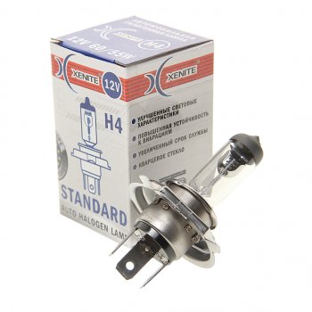 174 р. Лампа 12V H4 60/55W P43t 3200К Standard XENITE XENITE 1007013 XENITE 1007013  с доставкой в г. Пермь. Увеличить фотографию 1