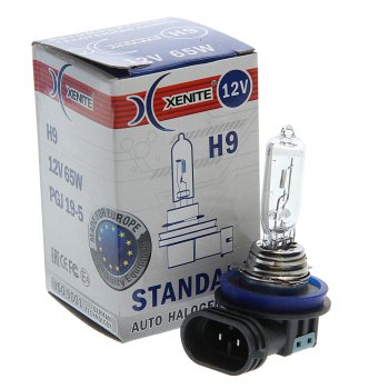 220 р. Лампа 12V H9 65W PGJ19-5 3200К Standard XENITE XENITE 1007016  с доставкой в г. Пермь. Увеличить фотографию 1