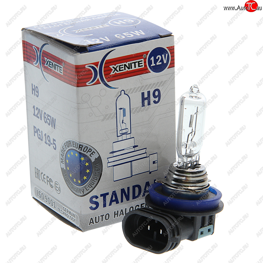 220 р. Лампа 12V H9 65W PGJ19-5 3200К Standard XENITE XENITE 1007016  с доставкой в г. Пермь