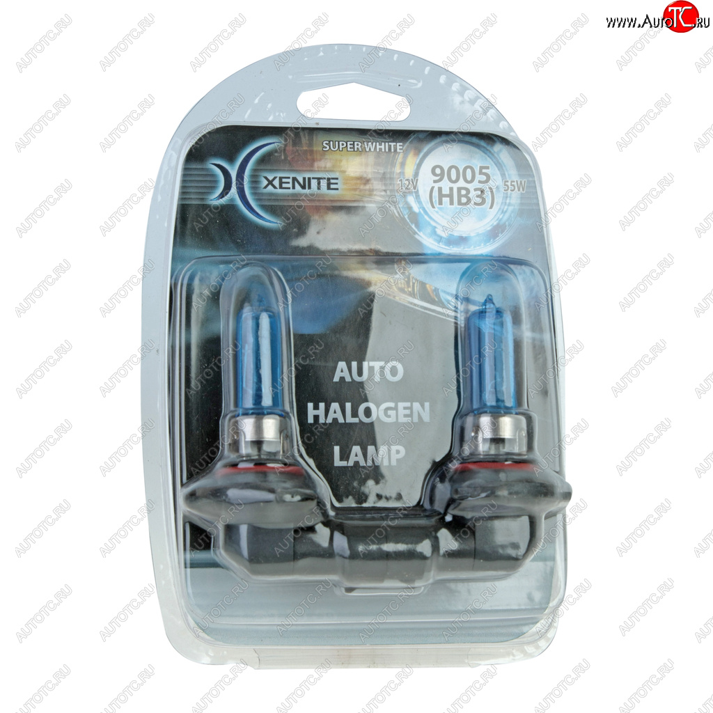519 р. Лампа 12V HB3(9005) 65W P20d +30% 4000К блистер (2шт.) Super White XENITE XENITE 1007040  с доставкой в г. Пермь