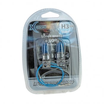 287 р. Лампа 12V H3 55W РK22s +30% 4000К блистер (2шт.) Super White XENITE XENITE 1007044  с доставкой в г. Пермь. Увеличить фотографию 1