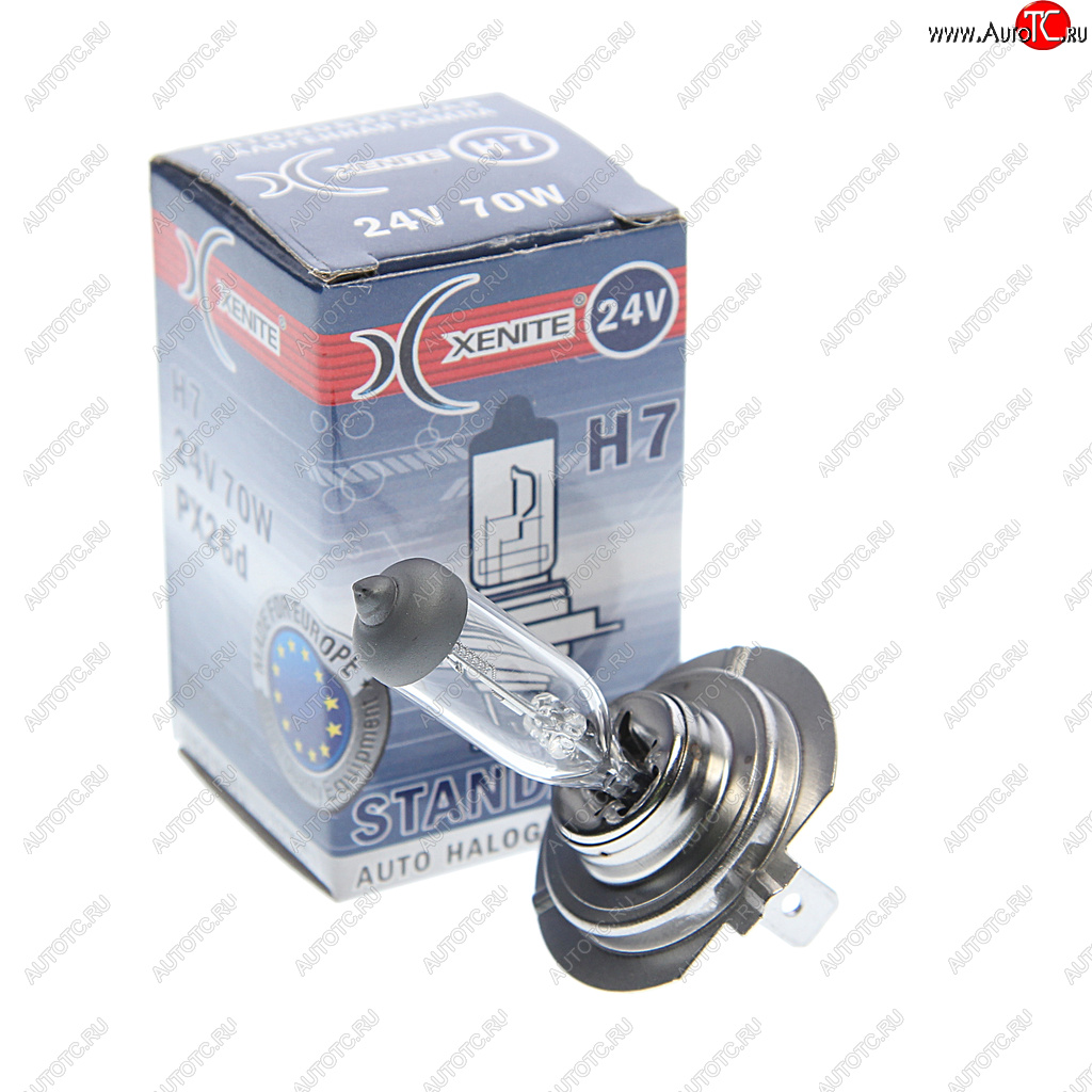 182 р. Лампа 24V H7 70W PX26d 3200К Standard XENITE XENITE 1007065 XENITE 1007065  с доставкой в г. Пермь