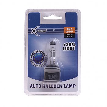 223 р. Лампа 12V H27(880) 27W PG13 +30% 3200К блистер (1шт.) XENITE XENITE 1007082  с доставкой в г. Пермь. Увеличить фотографию 1