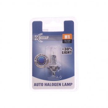 153 р. Лампа 12V H1 55W P14.5s +30% 3200К блистер (1шт.) XENITE XENITE 1007086  с доставкой в г. Пермь. Увеличить фотографию 1