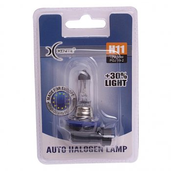339 р. Лампа 12V H11 55W PGJ19-2 +30% 3200К блистер (1шт.) XENITE XENITE 1007087  с доставкой в г. Пермь. Увеличить фотографию 2