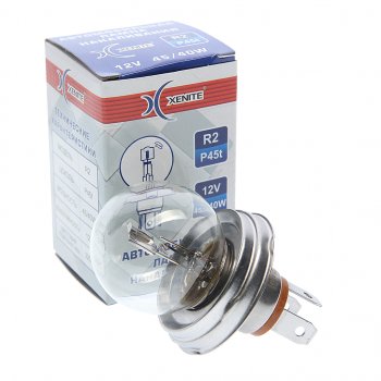 85 р. Лампа 12V R2 4540W P45t 3200К Standard XENITE XENITE 1007095  с доставкой в г. Пермь. Увеличить фотографию 1