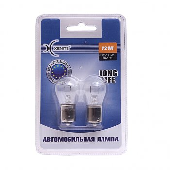 137 р. Лампа 12V P21W BA15s 3200К блистер (2шт.) Long Life XENITE XENITE 1007112  с доставкой в г. Пермь. Увеличить фотографию 1