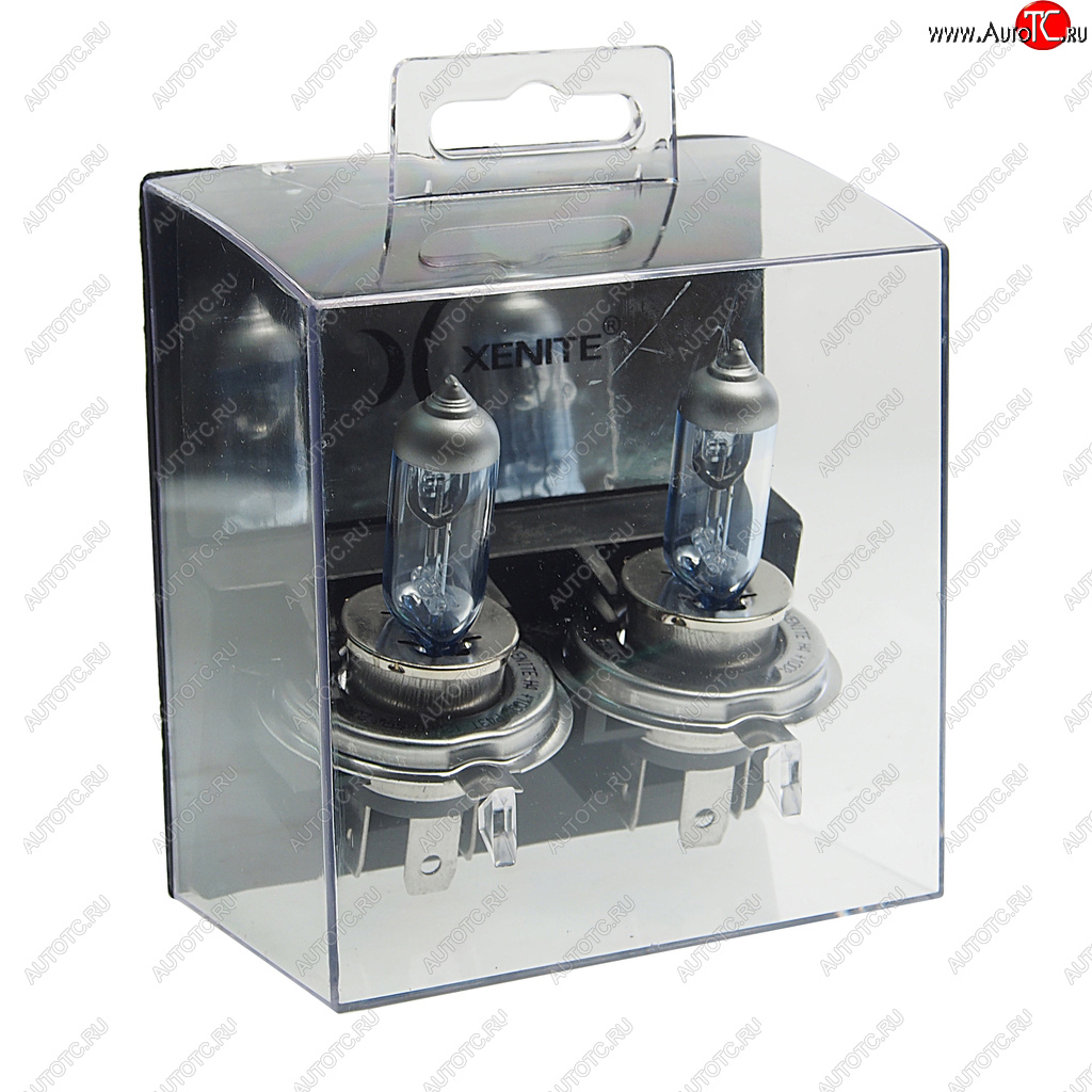 919 р. Лампа 12V H4 6055W P43t +100% 3600К бокс (2шт.) Premium XENITE XENITE 1007119  с доставкой в г. Пермь