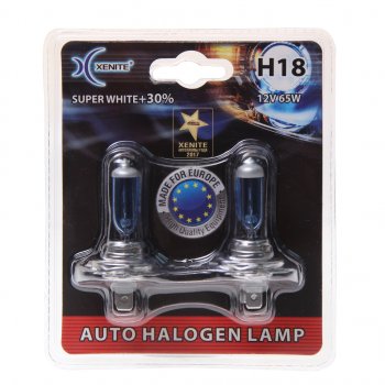 529 р. Лампа 12V H18 65W PY26d-1 +30% 4000К блистер (2шт.) Super White XENITE XENITE 1007149  с доставкой в г. Пермь. Увеличить фотографию 1