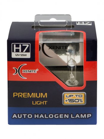 1 049 р. Лампа 12V H7 55W PX26d +150% бокс (2шт.) XENITE XENITE 1007162  с доставкой в г. Пермь. Увеличить фотографию 5