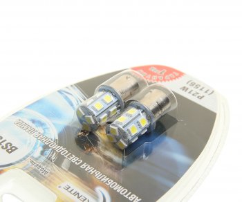 419 р. Лампа светодиодная 12V P21W 2.4W BA15S блистер (2шт.) XENITE XENITE 1009237  с доставкой в г. Пермь. Увеличить фотографию 2