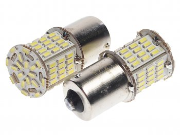 729 р. Лампа светодиодная 12V P21W BA15S блистер (2шт.) XENITE XENITE 1009600  с доставкой в г. Пермь. Увеличить фотографию 1