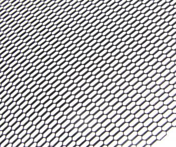 559 р. Решетка радиатора сетка (черная) 100х25см (соты 6х12мм) GRILLE TUNING GRILLE TUNING 100х25 (соты) black  с доставкой в г. Пермь. Увеличить фотографию 2