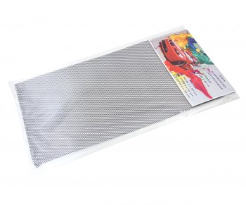 1 099 р. Решетка радиатора сетка (черная) 100х50см (ромб 8х16мм) GRILLE TUNING GRILLE TUNING 100х50 (ромб 8х16) black  с доставкой в г. Пермь. Увеличить фотографию 1