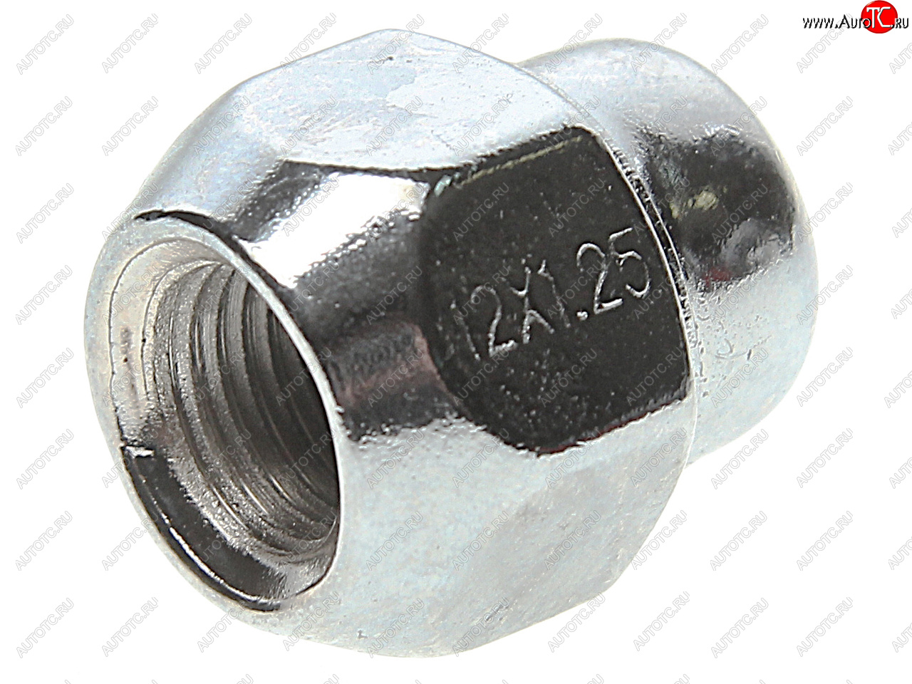 74 р. Гайка колеса М12х1.25х25 конус закрытая ключ 21мм RACING RACING 101117  с доставкой в г. Пермь