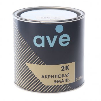 949 р. Краска 201 белая акриловая 0.85кг AVE AVE 10202010  с доставкой в г. Пермь. Увеличить фотографию 1