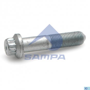 149 р. Болт SAF крепления диска тормозного (M14x1.5x65) (1шт) SAMPA SAMPA 102.579  с доставкой в г. Пермь. Увеличить фотографию 1