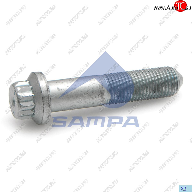 149 р. Болт SAF крепления диска тормозного (M14x1.5x65) (1шт) SAMPA SAMPA 102.579  с доставкой в г. Пермь
