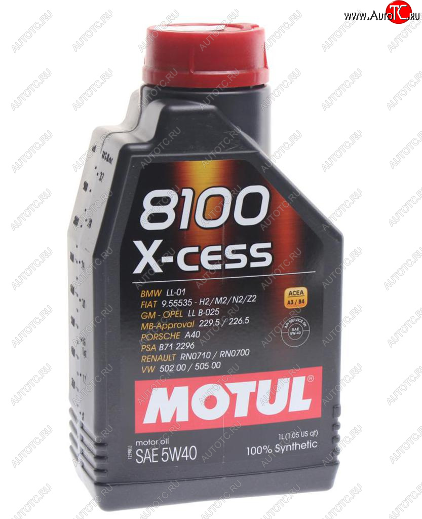 1 379 р. Масло моторное 8100 X-CESS 5W40 синт.1л MOTUL MOTUL 102784  с доставкой в г. Пермь